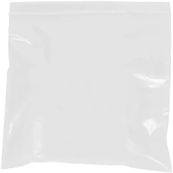 5" x 8" Reclosable Poly Bags, 2 Mil, White, 1000/Carton (PB3585)