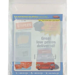 9" x 12" Reclosable Poly Bags, 2 Mil, Clear, 1000/Pack (3975A)