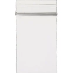 4" x 8" Reclosable Poly Bags, 2 Mil, Clear, 1000/Carton (3575A)