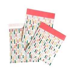 8.5" x 11" Self-Sealing Padded Bubble Mailer, Multicolor, 3/Pack (246457)