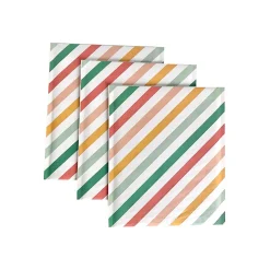 8.5" x 11" Self-Sealing Padded Bubble Mailer, Multicolor, 3/Pack (246456)