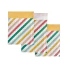 6" x 9" Self-Sealing Padded Bubble Mailer, Multicolor, 3/Pack (246453)