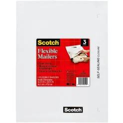 14.25" x 18.75" Self-Sealing Poly Mailer, #3, White, 3/Pack (8990W-3)