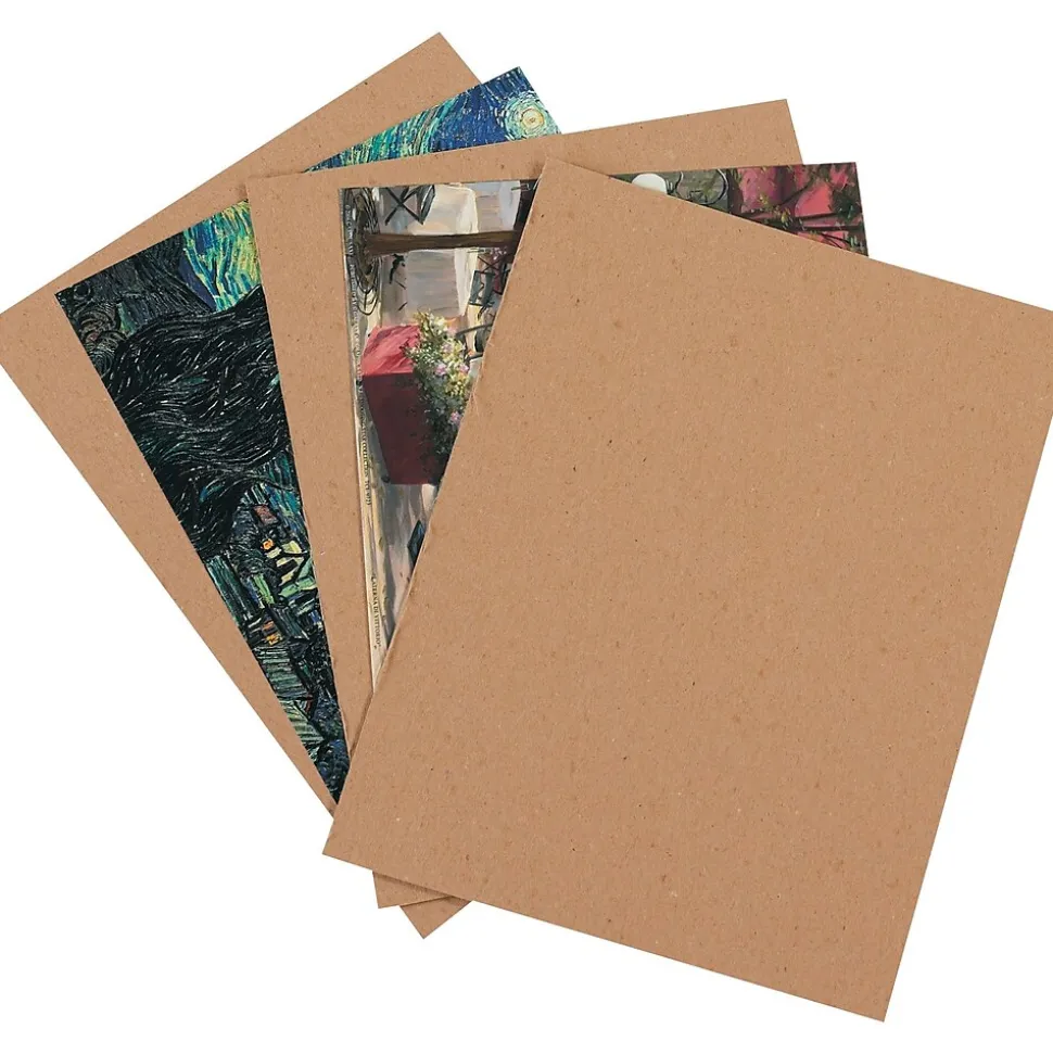5" x 7" Staples Chipboard Pad, 1125/Case (CP57)