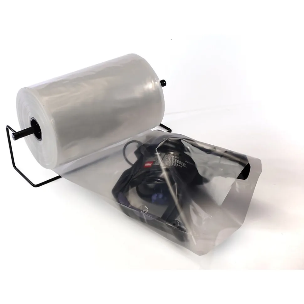 10" x 24" Static Shielding Layflat Poly Bags, 3 Mil, Clear, 100/Carton (4137)