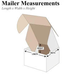 4" x 4" x 4" Deluxe Literature Mailers, 50/Bundle (MFL444)