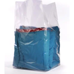 12" x 8" x 30" Gusseted Poly Bags, 1.5 Mil, Clear, 500/Carton (1480)