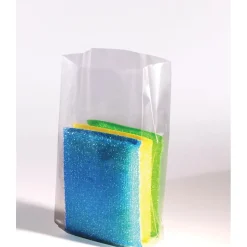 4" x 2" x 8" Gusseted Poly Bags, 1 Mil, Clear, 1000/Carton (1345)