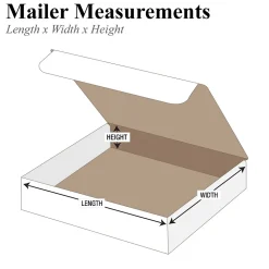 11" x 11" x 2" Literature Mailers, 50/Bundle (ML11112)