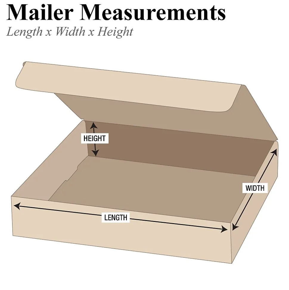 14" x 10" x 2" Literature Mailers, 50/Bundle (ML14102K)
