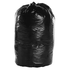 AbilityOne 33 Gallon Industrial Trash Bag, 33" x 39", Low Density, 1.22 mil, Dark Brown, 125 Bags/Box (8105011839769)