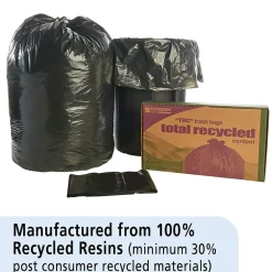 AbilityOne Envision 65 Gallon Industrial Trash Bag, 50