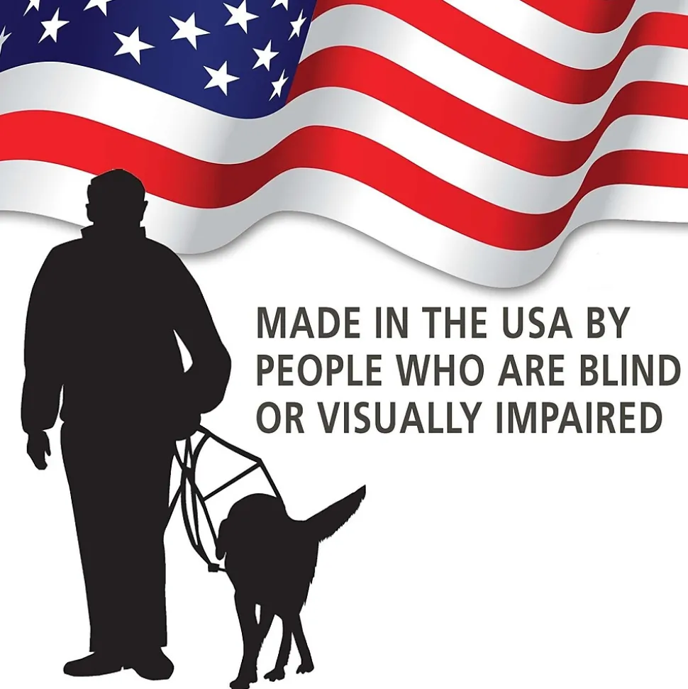 AbilityOne Envision LLDPE 55-60 Gallon Industrial Trash Bag, 38" x 58", Low Density, 1 mil, Clear, 100 Bags/Box (8105015171371)