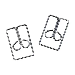 ACCO Regal Paper Clips, #3, Silver, 100/Box (72130)