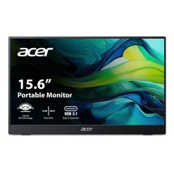 Acer 15.6" FHD 60Hz LED Portable Business Monitor with AMD FreeSync Technology, Black (PM161QBBMIUUX)