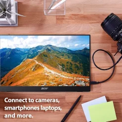 Acer 15.6" FHD 60Hz LED Portable Business Monitor with AMD FreeSync Technology, Black (PM161QBBMIUUX)