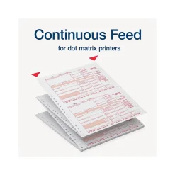 Adams 2024 1099-MISC Tax Form, 4-Part, 2-Up, Copy A, 1, B, 2, 24/Pack (STAX524MISC-24)