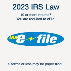 Adams 2024 1099-MISC Tax Form with e-files and Access to Adams Tax Forms Helper, 4-Part, 2-Up, Copy A, 1, B, 2, 24/Pack