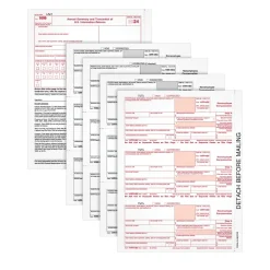 Adams 2024 1099-NEC 4-Part Laser/Inkject Tax Forms and software, 50/pack (6103NECQ)