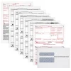 Adams 2024 W-2 6-Part Laser/Inkjet Tax Forms with Envelopes and software, 100/pack (LW26KIT-S)