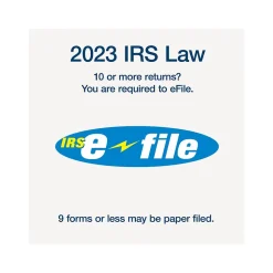 Adams 2024 W-2 Tax Form with W-3 Forms, 6-Part, 2-Up, Copy A, D/1, B, C, 2, 24/Pack (STAX624-24)