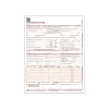 Adams CMS-1500 1 Part Health Insurance Claims, 100/Pack (ABF CMS1500L1V)
