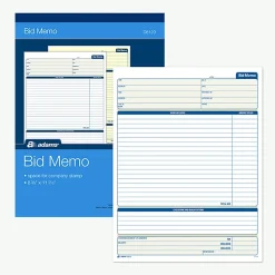 Adams 1-Part Carbon Work Orders, 8.38