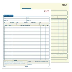 Adams 2-Part Carbonless Purchase Order, 8 3/8" x 11 7/16", 50 Sets/Book (DC8131)