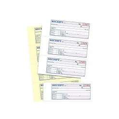 Adams 2-Part Carbonless Receipts, 2.75