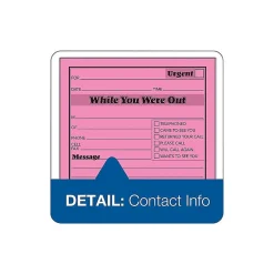 Adams While You Were Out Memo Pads, 4.25