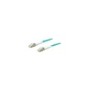AddOn® ADD-LC-LC-3M5OM4 9.84' Fiber Optic Patch Cable, Aqua