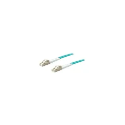 AddOn ADD-LC-LC-10M5OM4 32.8' Laser Optimized Multi Mode Fiber Duplex LC/LC OM4 Patch Cable, Aqua