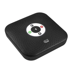 Adesso 360° Xtream S8 Conference Call Bluetooth/Wired Speaker with Microphone and USB 3.0 Hubs, Black