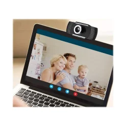 Adesso Cybertrack H4 1080P HD USB Webcam with Built-in Microphone, Black (CYBERTRACKH4)