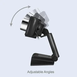 Adesso CyberTrack HD 1920 x 1080 USB Webcam with Built-in Microphone, TAA Compliant, 2.1 Megapixels, Black (CyberTrack H4-TAA)