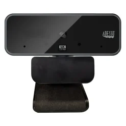Adesso CyberTrack HD 3840x2160 Webcam, 8 Megapixels, Black (CYBERTRACKH6)