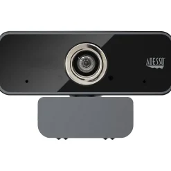Adesso CyberTrack HD 3840x2160 Webcam, 8 Megapixels, Black (CYBERTRACK6S)
