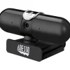 Adesso CyberTrack HD 2560x1440 Webcam, 4 Megapixels, Black/Silver (CYBERTRACKH7)