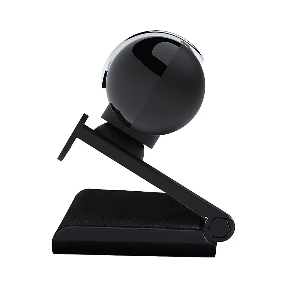 Adesso CyberTrack HD 2560x1440 Webcam, 4 Megapixels, Black/Silver (CYBERTRACKH7)