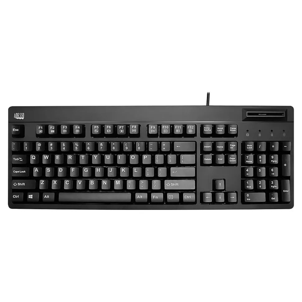 Adesso EasyTouch Keyboard, Black (AKB-630SB-TAA)