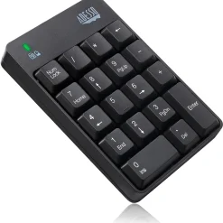 Adesso EasyTouch Wireless Keypad, Black (WKB-6010UB)