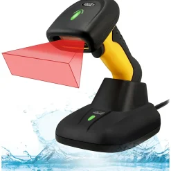 Adesso 2.4GHz RF Wireless & Waterproof 2D Barcode Scanner (NuScan 5200TR)