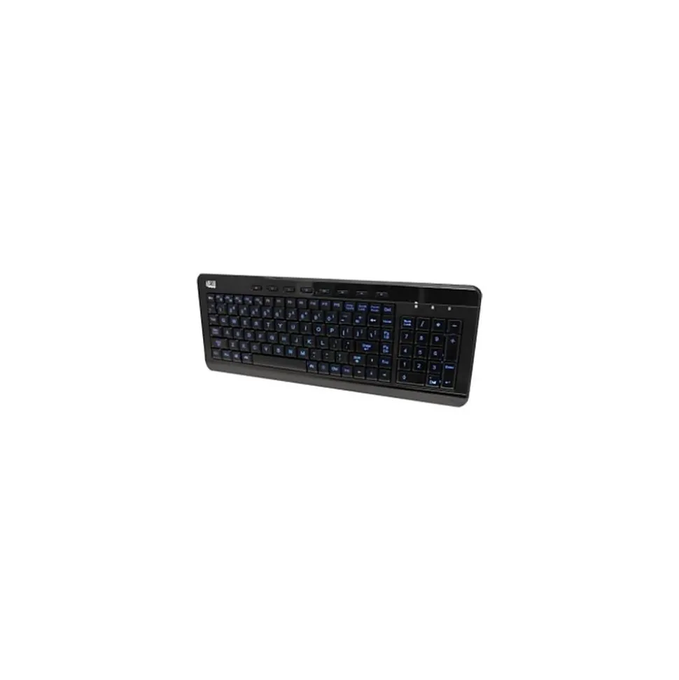 Adesso SlimTouch Wired Gaming Keyboard, Black (AKB-120EB)