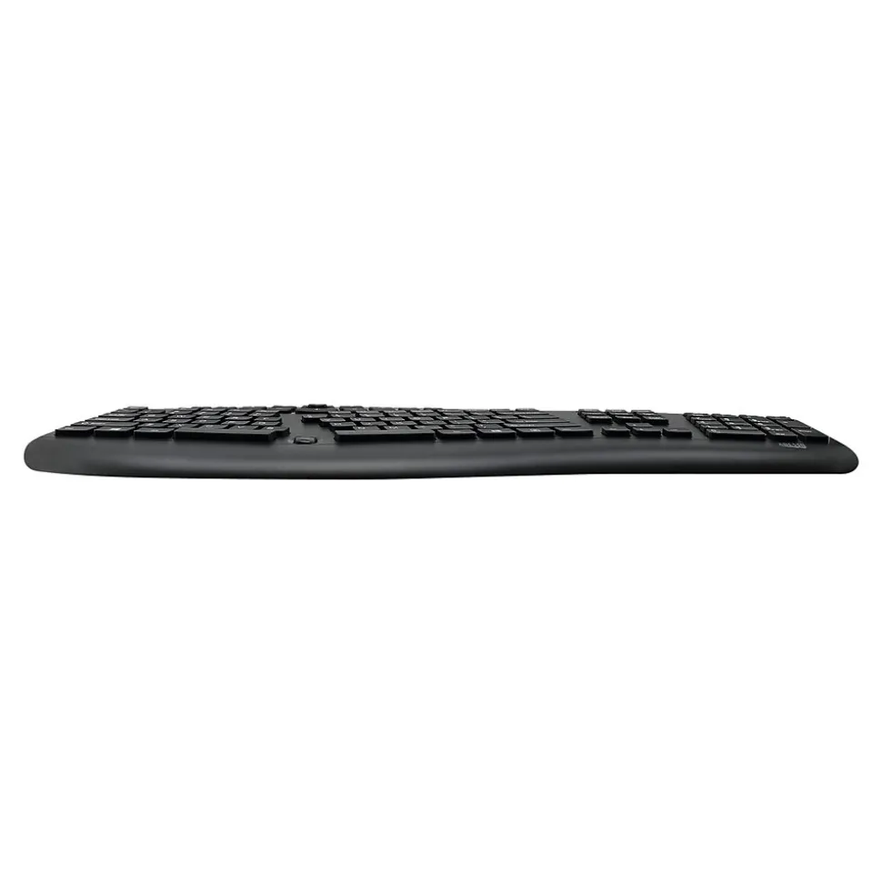 Adesso Tru-Form Media Ergonomic Keyboard, Black (AKB-160UB)