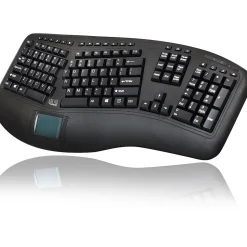 Adesso Tru-Form Wireless Keyboard, Black (WKB-4500UB)