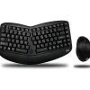 Adesso Wireless Mini Ergonomic Keyboard and Mouse Combo (WKB-1150CB)