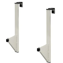 AdirOffice 18.25'' Steel Blueprint Storage Cubicle Wall Rack, Grey (618-GRY)