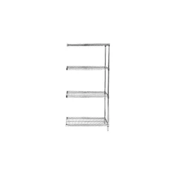Adjustable Open Wire Shelving Add-On Units, 36" x 18" x 74"