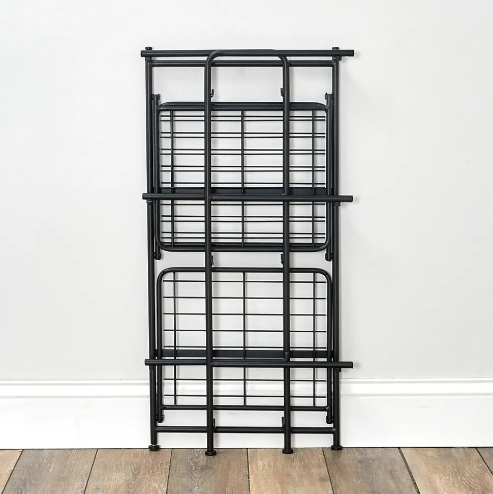 Advantus FlipShelf 3-Shelf Metal Unit, 14.5"W, Black (37635)