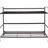 Advantus FlipShelf 2-Shelf Steel Rack, 18" x 26.75" x 12", Black (38780)